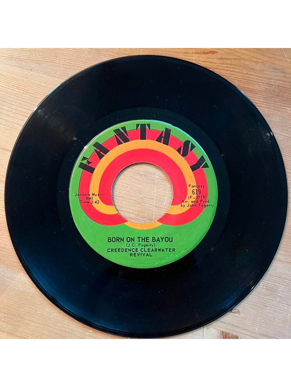 Creedence Clearwater Revival - Born on the Bayou/Proud Mary 45rpm VG+ R11